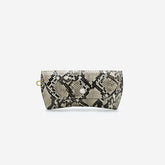 Quinn Glasses Case - Natural Snake Embossed