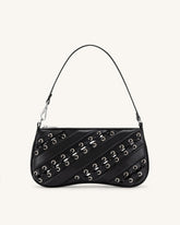 Eva Straps Shoulder Bag - Black