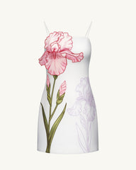 Iris Appliqu¨¦ Mini Dress - White