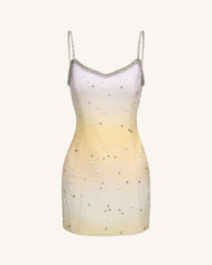 Sophia Crystal Embellished Mini Dress - Multicolor