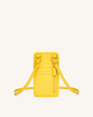 Aylin Canvas Phone Bag - Yellow