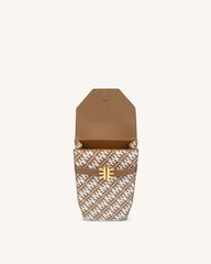 FEI Chain Phone Case - Brown
