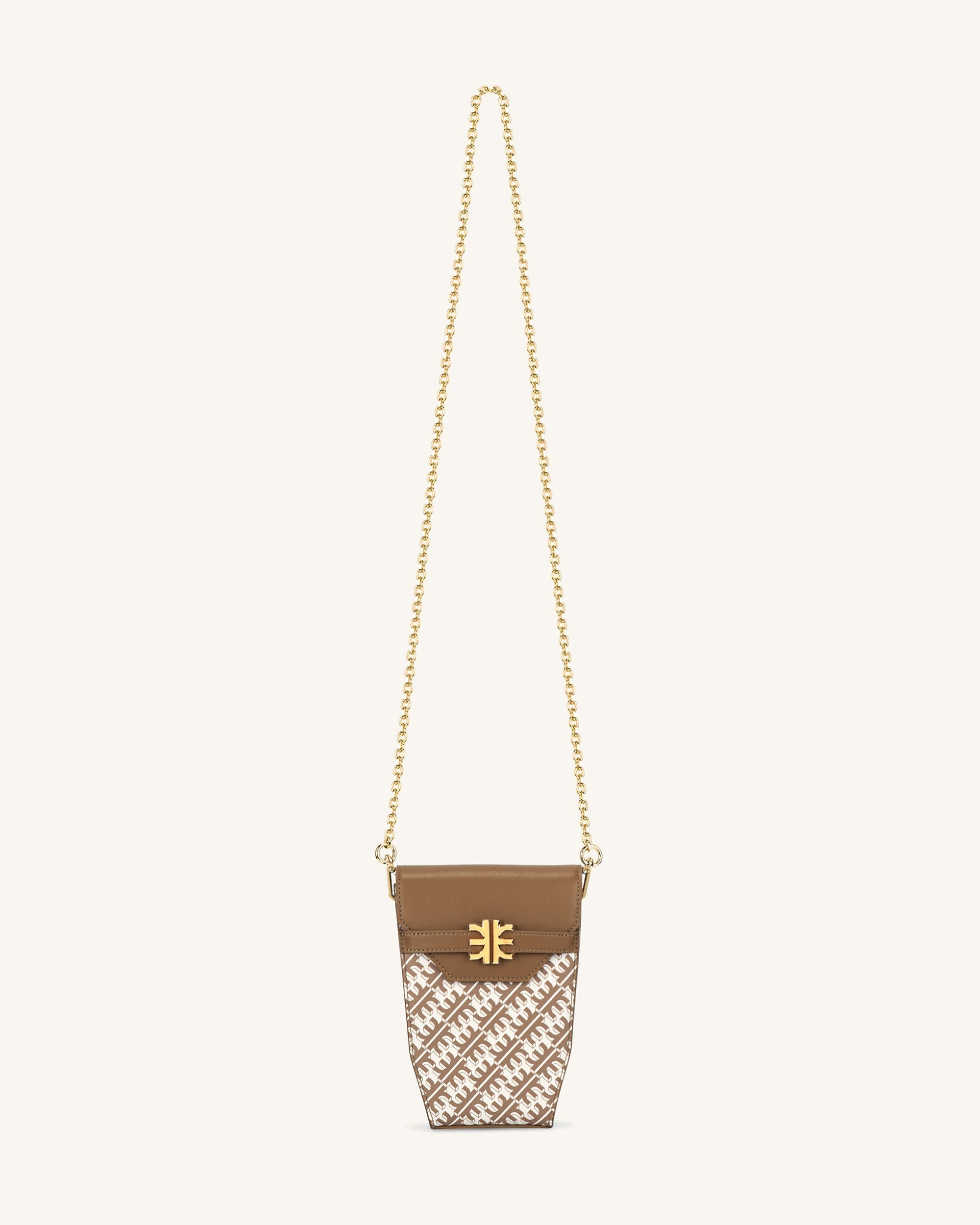 FEI Chain Phone Case - Brown