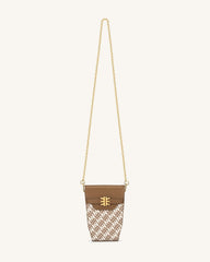 FEI Chain Phone Case - Brown