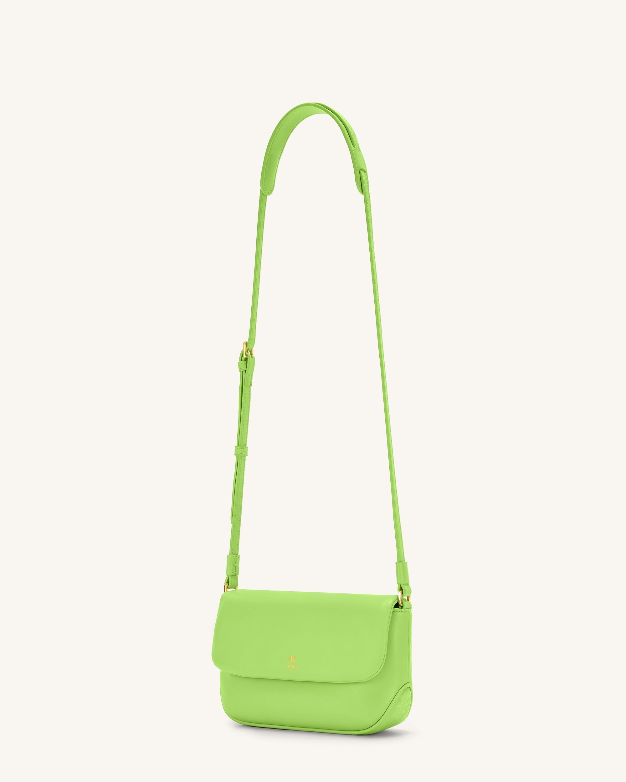 Debby Flap Crossbody? Bag - Lime Green