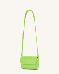 Debby Flap Crossbody? Bag - Lime Green