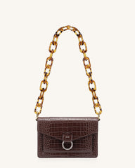 Mya Tortoiseshell Acrylic Chain Strap