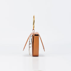 The Double Moon Crossbody - Tan