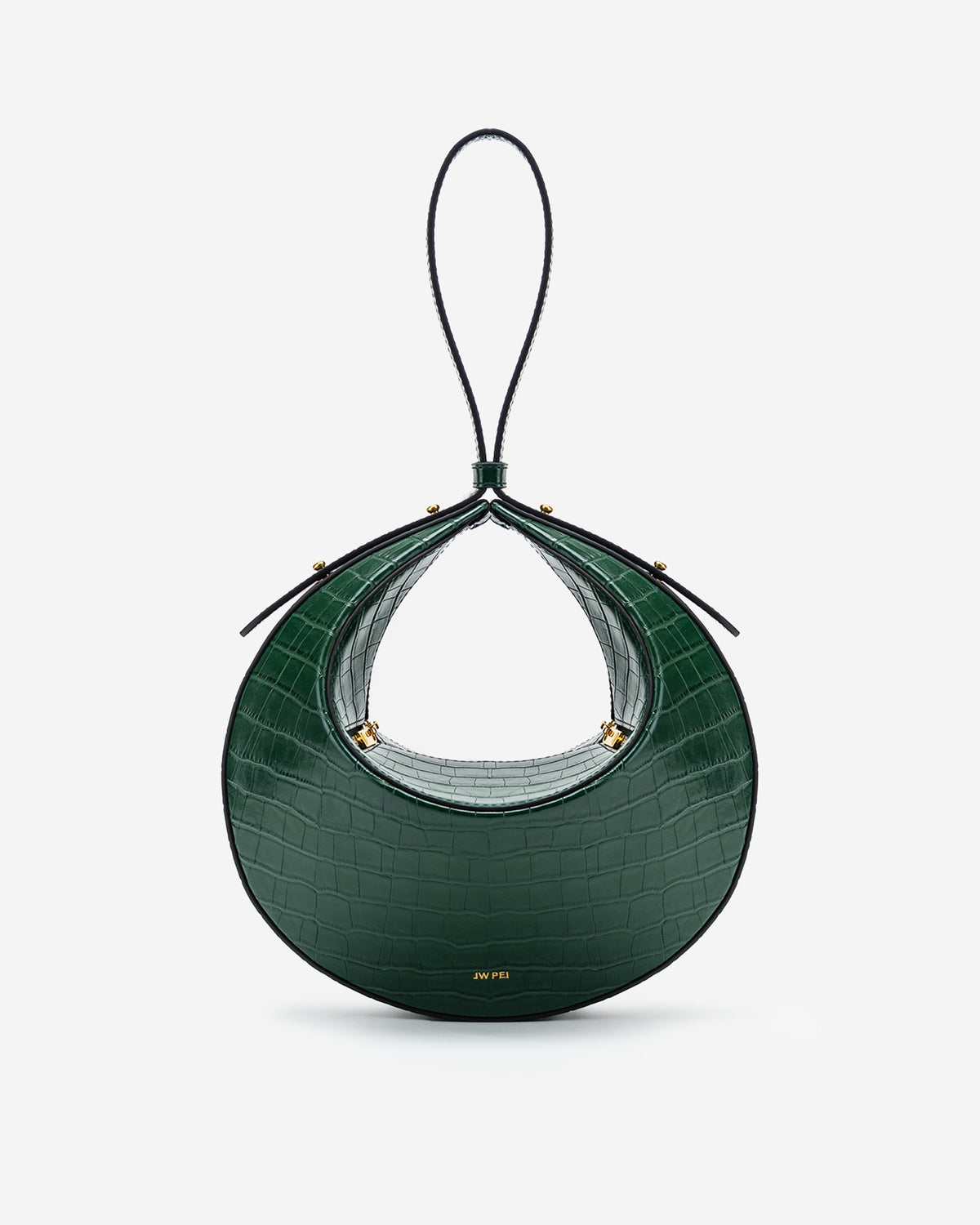 Rantan Bag - Dark Green Croc