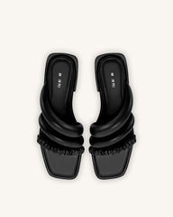 Jada Flat Mule - Black