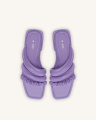Jada Flat Mule - Lavender Purple