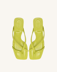 Maeve Strappy Mule - Lime Green