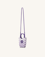 FEI Gradient Checkerboard Phone Bag - Purple