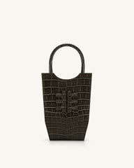 FEI Phone Bag - Army Green Croc