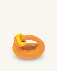 Abacus Top Handle Bag- Orange