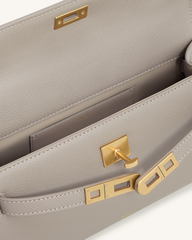 Noor Top Handle Bag - Elephant Gray