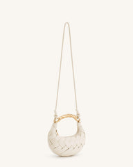 Orla Weave Handbag - White
