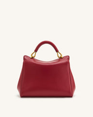 Lucia Classic Top Handbag - Claret