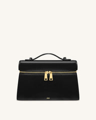Thea Large Top Handle Bag - Black
