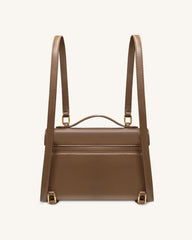 Thea Large Top Handle Bag - Mocha Brown