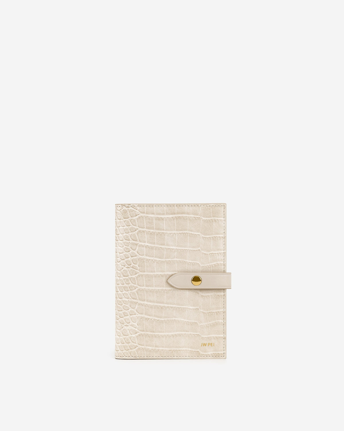 Quinn Passport - Ivory  Croc