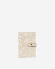 Quinn Passport - Ivory  Croc