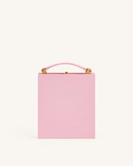 Taya-Puppy Pattern Book Shape Clutch Bag - Pink