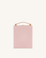 Taya Orchid Motif Book Shape Clutch Bag - Pink