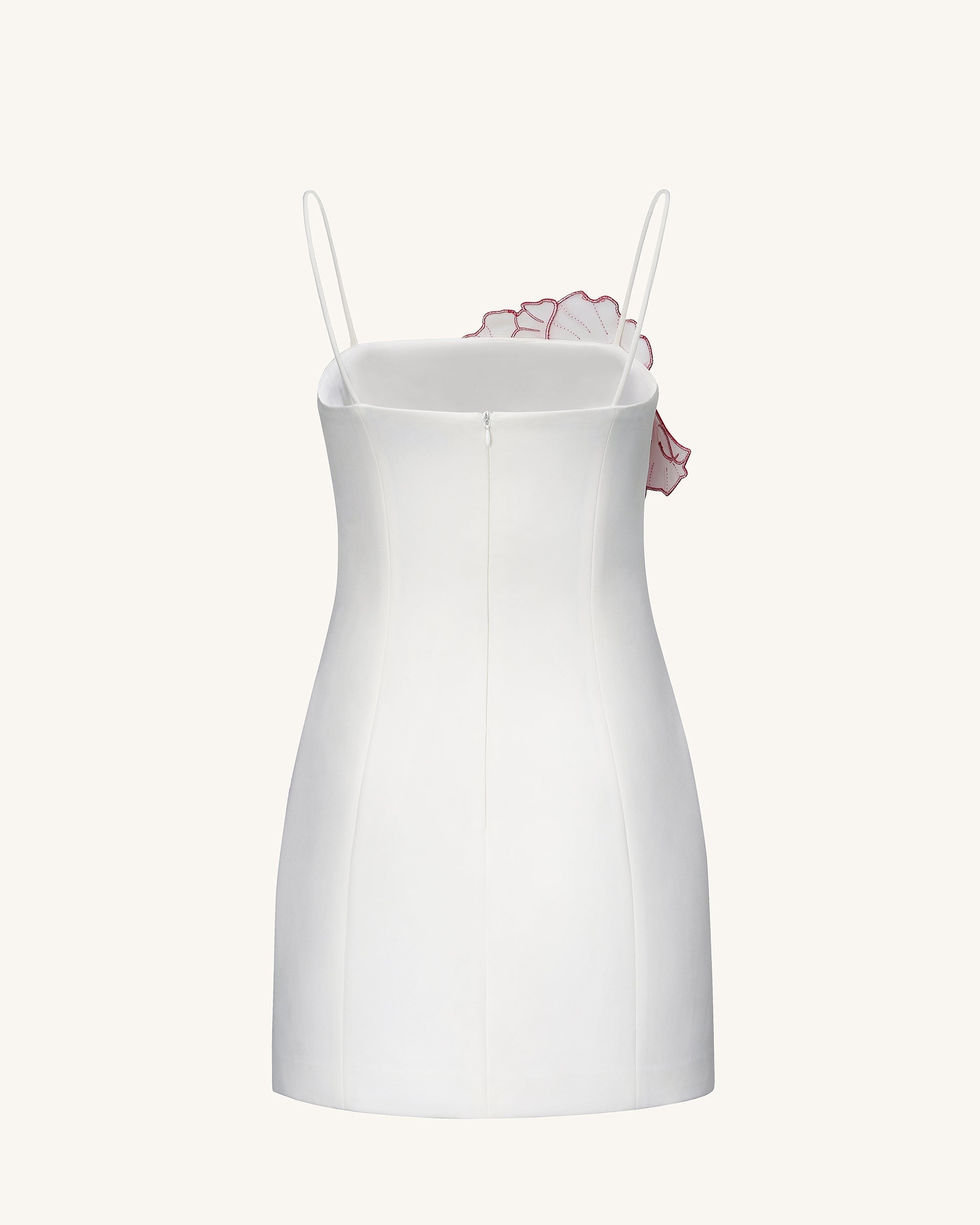 Iris Appliqu¨¦ Mini Dress - White