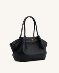 Hana Medium Tote Bag - Black