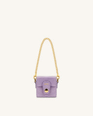 Square Mini Box - Purple Lizard