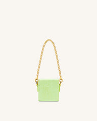 Square Mini Box - Lime Green Lizard