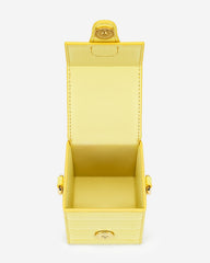 Square Mini Box - Light Yellow Croc
