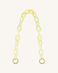 Mya Gradient Acrylic Chain Strap - Yellow