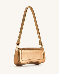 Joy Metallic Shoulder Bag - Ancient Gold