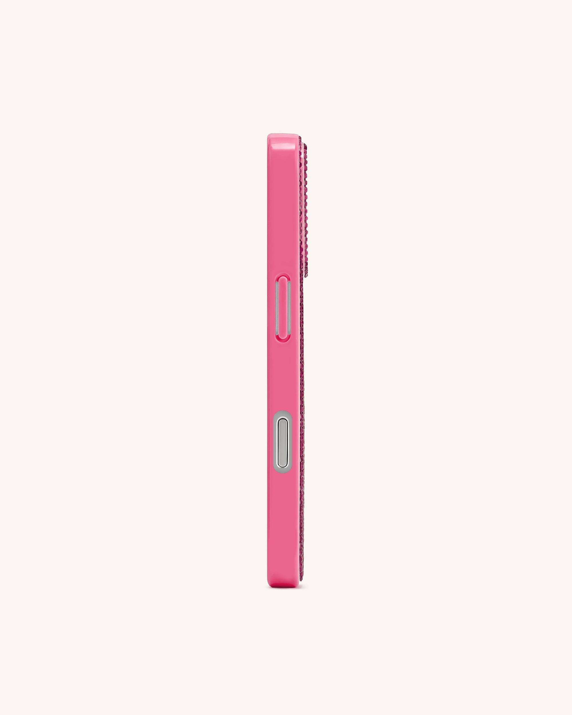 Olive Skewer Rhinestone Phone Case ¨C Pink