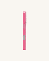 So What Rhinestone Phone Case - Pink